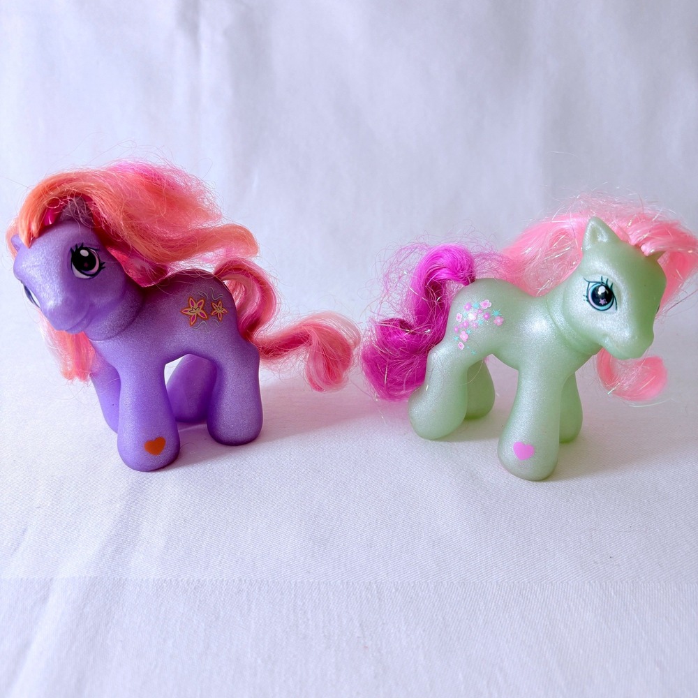 Hasbro My Little Pony MLP G3 Romperooni & Baby Flower Flash Lot of 2 Ponies